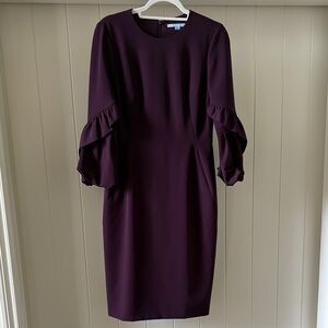 ANTONIO MELANI Plum Long Sleeve Dress